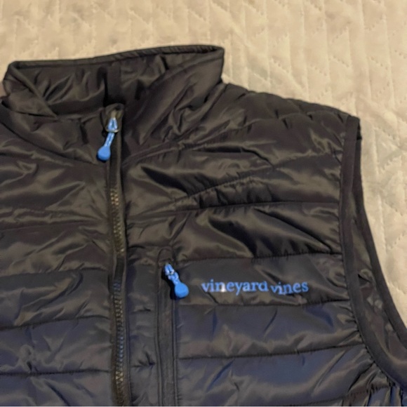 Vineyard Vines puffer vest mens size‎ small NWOT black - Picture 3 of 13